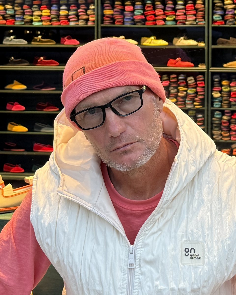 Yuri Strofilov in his pink beanie